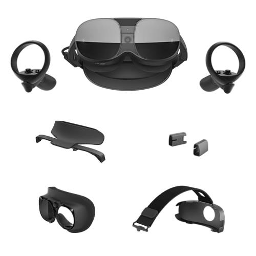 MN1037 日本正規製品 保証1年 流線形デザインで超軽量設計。バッテリークレードルを取り外せばコンパクトに持ち歩けます。 両目解像度3840 x 1920ピクセルの高精細グラフィックと最大視野角110度・90Hzの高リフレッシュレートにより、ちらつきの少ない美しい映像をお楽しみいただけます。 搭載された4つの高解像度RGBカメラと6DoFのインサイドアウト形式トラッキングで正確な空間認識を実現、VRへの没入感を高めます。 54~73mmのIPD(瞳孔間距離)調整機能により、自分の最適な見え方が設定可能。片目ごとに焦点距離ルがついているため、眼鏡の着装なしで利用が可能です。