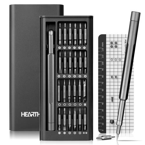 ドライバーセット,50個 精密ドライバー プラス トルクス マイナス 三角 六角 星型 y字ドライバー switch 修理キット,カメラ スマホ 掃除 差し替えドライバー 時計 眼鏡 ps4 hdd ノートパソコン iphone バッテリー交換 マック ツールセット 全ネジ回し DIY 工具 磁石付き