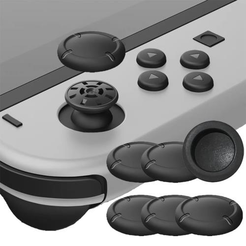 🎮スイッチ/有機EL/Lite多機種対応Joy-Con用 アナログスティックカバー、ジョイスティックカバーの代替品。劣化したカバーの交換や、バンプや擦り傷からのコントローラー保護に、ジョイコンカバが紛失した時はこれで元通りに復活。 🎮素敵なデザインしっかり取り付けられます。純正に近いデザインで、ジョイスティックにピッタリと装着でき、見た目や操作性を損なわない、シリコン製で、joy-conコントローラーに簡単。 🎮取り付け簡単面倒くさいな解体は必要なく、Switch ,Joy-Conのスティックとピッタリなサイズ、キャップを少し力を込めてスティックに押し込むだけで固定できて装着完了となります。上から被せるだけの簡単装着。 🎮 かつてない柔軟性・ 優れた耐久性Switch対応 スティックカバー 純正と同じ品質、操作性なので違和感なし、親指グリップキャップは高品質のシリコン製で、柔らかく心地良いです。日常の使用による傷、落下、汚れなどの損害を防ぎます。 🎮パッケージ内容・安心サポートジョイコン カバー*6Pcs。磨耗しても取り替えできて、長続きにご愛用頂けることができます。当商品をご使用のうちにご不明なことや、問題が生じたことがございましたら、いつでも弊店までにお問い合わせください、お客様にご満足頂けるよう精一杯頑張ります。