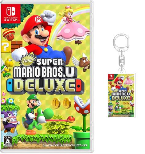 おなじみの横スクロールマリオがNintendo Switchでデラックスに。 2012年発売のWii Uソフト『New スーパーマリオブラザーズ U』が、新キャラクターの追加など、デラックスになってNintendo Switchに登場。 マリオたちの今度の冒険は占領されたピーチ城を目指す旅。 さまざまな能力をもったちびヨッシーと一緒に仕掛けいっぱいのコースに挑戦します。 本作では、マリオ、ルイージ、キノピオといったおなじみのキャラクターに加えて、 新たに「トッテン」と「キノピコ」でプレイできるように。もちろん、おすそ分けプレイにも対応。最大4人でおなじみの横スクロールマリオが、いつでもどこでも楽しめます。 さらには、ルイージが主人公の『New スーパールイージ U』も丸ごと収録し、本作1本で、ソフト2本分のボリュームと、まさにデラックスなソフトです。