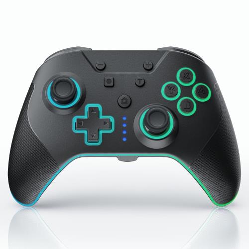 全機能搭載＆多機種対応Switch2に対応＆Bluetooth 5.2 PeriphXが新たに発売したSwitch Proコントローラーは、ワンキーウェイクアップ、マクロプログラミング、無線接続、HD振動、TURBO連射機能、6軸ジャイロセンサーなど、豊富な機能を完備しています。Switch2、Switch、Switch Lite、Switch OLEDのほか、Android、PC Windows 7/8/10/11（有線接続）、iOSにも対応。安定した遅延ゼロのBluetooth 5.2通信技術を採用し、接続速度が速く、瞬時に操作信号を伝達します。10メートル以内の通信範囲で100%の安定性を確保。また、1000mAhの大容量バッテリーを搭載し、Type-Cの高速充電ケーブルも付属しているため、長時間の使用にも安心です。機能更新*：マクロループ機能を追加しました。 極上の手触り＆RGBライティング 手にフィットするサイズ設計で、適度な重量です。ボディはABS樹脂製で、素晴らしい触感を実現しています。防滑設計により、手に汗をかいても滑りにくく、長時間の使用でも快適にお使いいただけます。ボタンは耐摩耗性の分子素材で作られており、しっかりとした感触があります。高精度のスティックは千回以上のテストを経て、完璧な感度を持ち、使用寿命は200万回に達します。また、ボタンやボディ周辺にはRGBライティング効果が施されており、三つの異なる呼吸モード、常時点灯モード、オフモードを搭載。これにより、RGBライティングが生み出す雰囲気の中で、より豊かなゲーム体験をお楽しみいただけます。 6軸ジャイロセンサー＆4つのマクロ機能ボタン 高感度の6軸ジャイロセンサーを搭載し、傾きや動きを正確に感知します。視点移動や傾き操作が容易になり、より良いゲーム体験を提供します。また、Switchコントローラーの背面にはM1、M2、M3、M4ボタンがあり、マクロプログラミング機能をサポート。これらのボタンは、A/B/X/Y/L1/L2/R1/R2/ZL/ZR/L3/R3/上/下/左/右など、最大16の機能をプログラムでき、連続技や必殺技を一発で発動可能です。 TURBO自動連射機能と4段階HD振動 TURBO連射機能を搭載し、ゲームのニーズに応じて連射頻度（5回/秒→12回/秒→20回/秒）を設定できます。自動連射機能を使用すれば、ボタンを一度押すだけで20倍の攻撃力を発揮し、勝率をアップ！さらに、4段階の振動調整機能（0%/30%/70%/100%）を提供し、よりリアルなゲーム体験を実現し、よりリアルな衝突や振動を体感することができます。 パッケージ内容＆1年品質保証 コントローラー本体×1、Type-C充電用ケーブル×1、取扱説明書×1が含まれています。PeriphXのSwitch Proコントローラーは出荷前に厳しい検査を受けています。製品に関する疑問や初期不良、使用中の自然故障などがあれば、いつでも販売者のカスタマーサービスにご連絡ください。24時間以内に迅速に対応し、解決策を提供します。