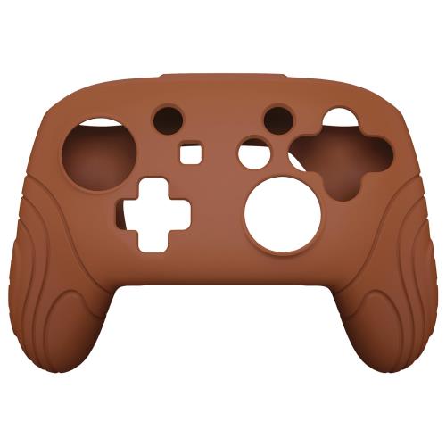 パーフェクトマッチ：高品質なシリコンケースは、Switch Pro コントローラー用に特別に設計されています。他のコントローラーに対応しません 滑り止めのシリコングリップスキンの表面は人間工学に基づいた3D凹面ラインのデザインで、大きな視覚的インパクトと楽しさを実現するように設計されています。プレミアムデザインのグリップ テクスチャは、激しいゲームプレイ中の滑りを軽減し、快適なグリップタッチを提供します 軽量で快適、ボタン、ジョイスティック、ポートの使用を妨げることなく、装着が非常に簡単です 正確にカットアウトされた保護カバーは、コントローラーを全面的に保護し、日常の使用による傷、汚れ、落下、こぼれ、グリースを防ぎます パケージには：シリコンカバー*1やサムグリップキャップ*2を付属しています。コントローラーや他のパーツが付属していません！