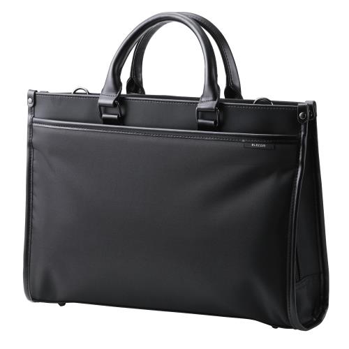 エレコム ビジネスバッグ ブリーフケース 自立式 スタンダード 撥水加工 ～13.3インチ ブラック BM-XCBSD01BK