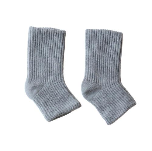 [SOWAN] レッグウォーマー かかと付き 冬用 しめつけない ショート 足首ウォーマー 内側シルク100% レディース (1, チャコールグレー)の商品画像