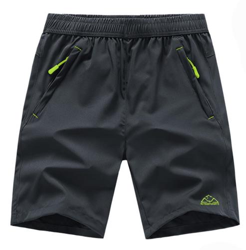 メンズ ランニング ハーフパンツ 吸汗速乾 スポーツ ショートパンツ 短パン ファスナーポケット付き アウトドアウェア 半ズボン サッカー テニス マラソン ウォーキング バドミントン 運動着 釣り 体育着 登山用 02ダックグレー 2XL