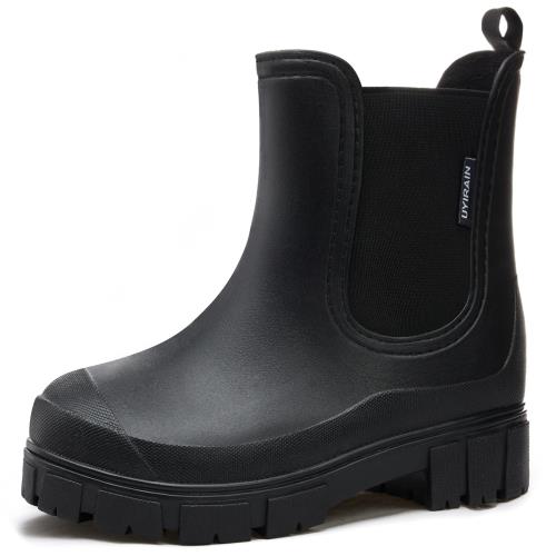 [SOARHOPE] レインブーツ メンズ レディース サイドゴア ショート 雨靴 レインシューズ 防水 ショートブーツ 釣り 農業 園芸 雨の日 通勤 男女兼用