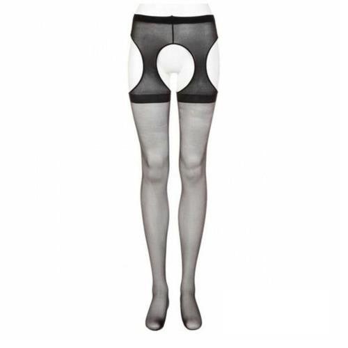 パンティ部レス ストッキング サスペンダータイプ 1足組 パンスト 着脱不要 ムレにくい 福助 フクスケ