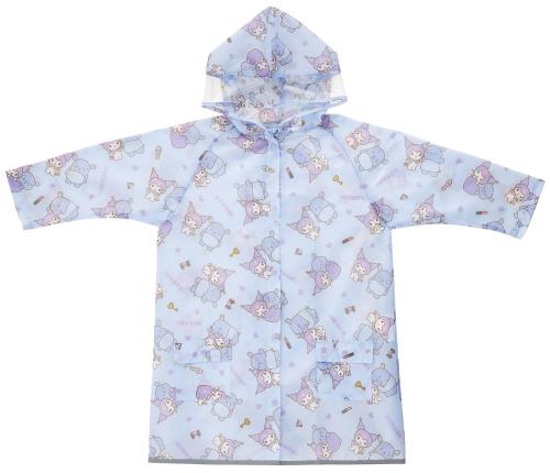 スケーター(Skater) レインコート キッズ 子供用 ランドセル リュックを背負ったまま脱着できる 適応身長 110-125cm サンリオ クロミ お友だち 女の子 RACO1M