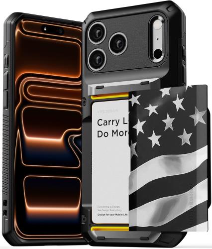 VRS iPhone 17 Pro Max 対応 ケース 耐衝撃 カード入れ ストラップホール 付 スマホケース カード 収納 頑丈 携帯ケース [ iPhone17ProMax アイフォン 17ProMax 対応 ] case Damda Glide Pro フラッグオブオナーノワール