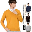 メンズ ビジネス 秋冬ニット スクールセーター クルーネック 紳士服 シンプル ビジネス 春秋ニット セーター オフィスカジュアル 制服 Vネック シンプル セ...