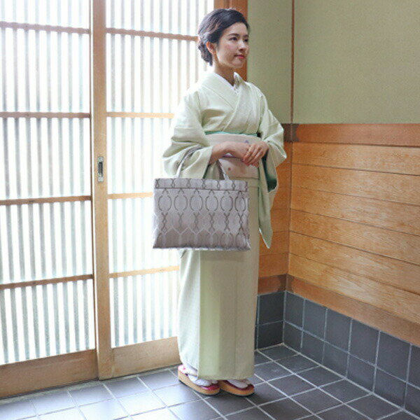 ss衿秀 公式 バッグ 和装 着物 ばっぐ bag 和装 トート 手提げ A4型 フォーマル 絹 シルク 日本製 和装小物 和小物 えりひで 襟の衿秀 tb