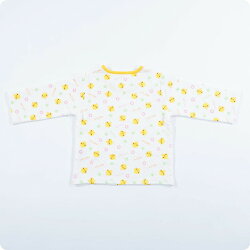 【在庫処分】クレープパジャマ蛙・ひよこ・アニマル柄【70cm〜90cmサイズ】【ネコポス便対応】