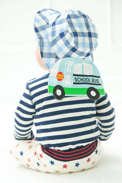 帽子日よけキッズ子供男の子女の子ピンク青バス柄布帛帽子ケーキ柄可愛い年中首ゴム付き取り外し可能人気