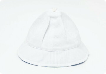 日よけ付き布帛帽子夏用帽子子供帽子花リボン帽子【42cm・44cmサイズ】【メール便