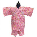 甚平 子供用 No.79 ピンク 金魚 110cm リップル 男の子 女の子 こども 子ども じんべい じんべえ 夏祭り 花火大会 訳あり処分品 【pos】