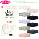 お試し用 J-95 MASK 国産 マスク 1枚 不織布 立体型 3D 日本製 個別包装 個包装 4層構造 送料無料 高性能 血色 ウイルスカット J95 【郵...