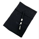 帯揚げ帯締めセット No.fd232 黒 喪服用 葬式 法事 在庫処分品 【cp】