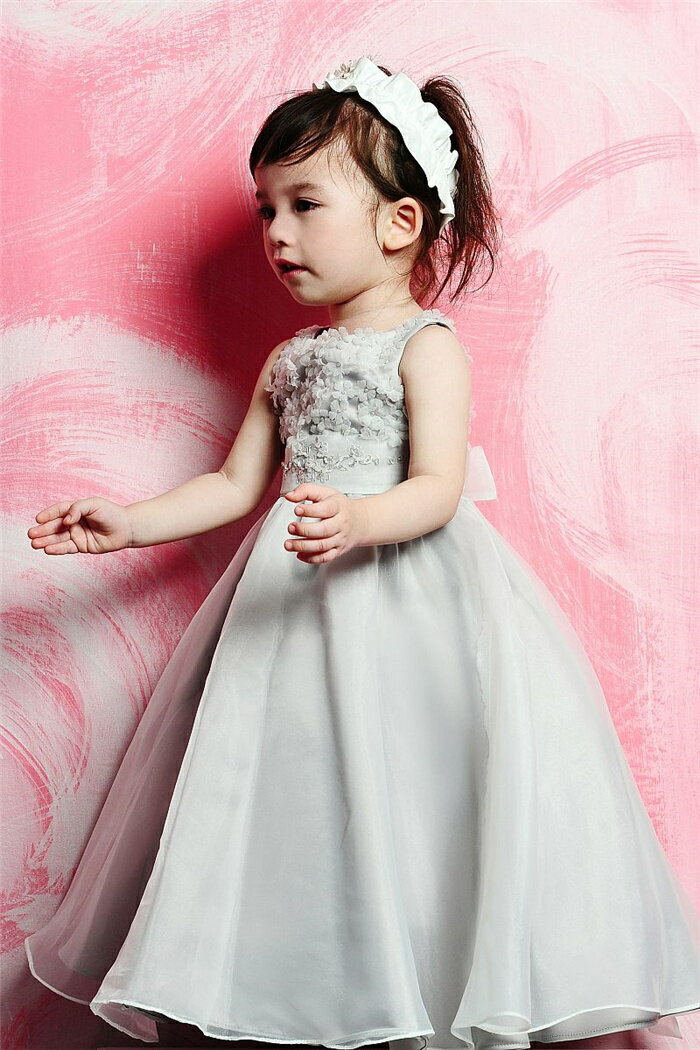 Rakuten - サイズオーダー 子供ドレス 子どもドレス 子供服 パーティードレス ワンピース 女の子 フラワーガール プリンセス 衣装 ピアノ発表会 結婚式 フォーマル 12318