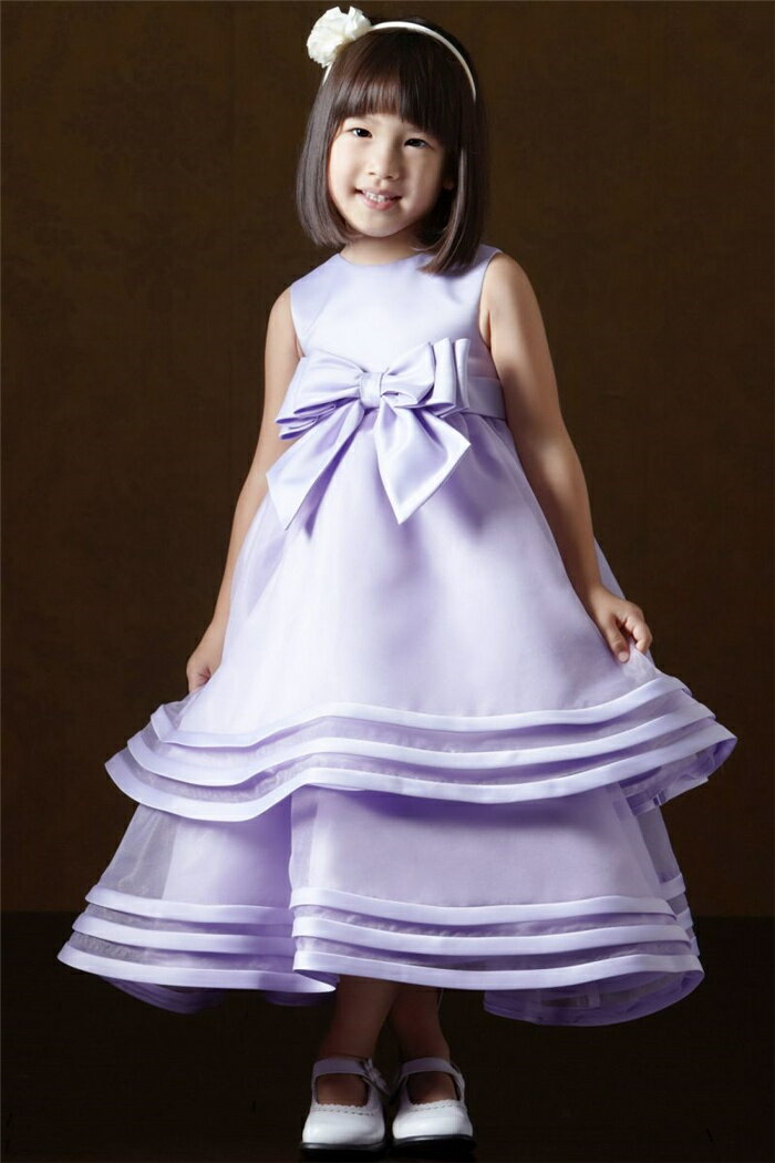 Rakuten - サイズオーダー 子供ドレス 子どもドレス 子供服 パーティードレス ワンピース 女の子 フラワーガール プリンセス 衣装 ピアノ発表会 結婚式 フォーマル 12375