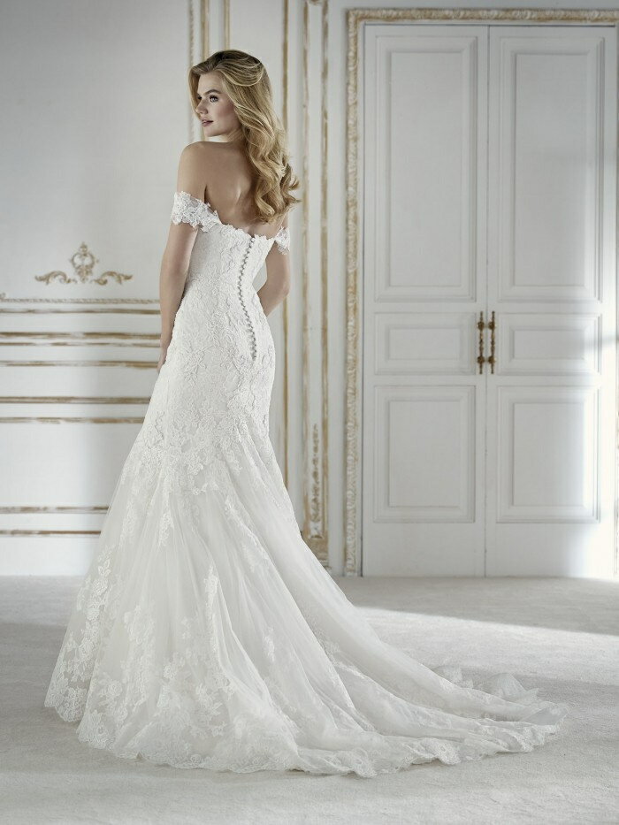 ウェディングドレス マーメイドライン オーダーメイド wedding dress 海外ウェディング 二次会 花嫁 ウエディングドレス 二次会ドレス 花嫁ドレス 結婚式 パーティー イベント 挙式ドレス 姫系ドレス オフショルダー 送料無料 ws2858