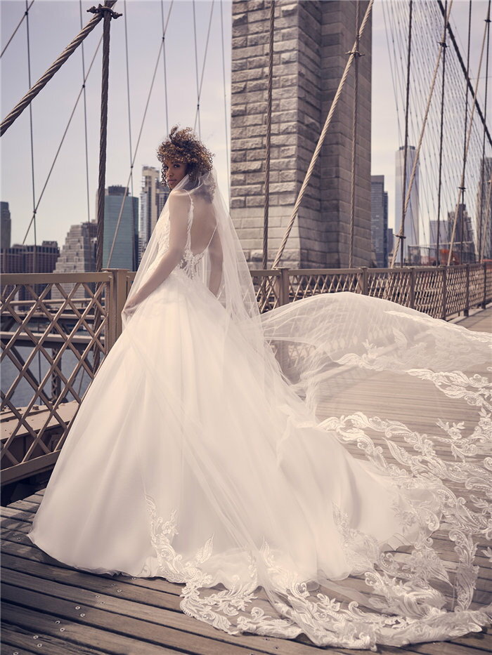 ウェディングドレス サイズオーダー セミオーダー サイズカスタマイズ可 Aライン wedding dress 花嫁 挙式 結婚式 披露宴 二次会 ブライダル ws3204