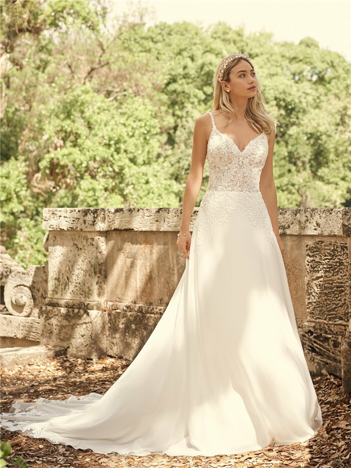 ウェディングドレス サイズオーダー セミオーダー サイズカスタマイズ可 Aライン wedding dress 花嫁 挙式 結婚式 披露宴 二次会 ブライダル ws3226
