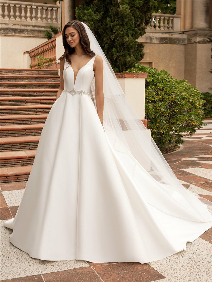 ウェディングドレスセミオーダー サイズカスタマイズ可 手作り プリンセスライン wedding dress 花嫁 挙式 結婚式 披露宴 二次会 ブライダル ws3317