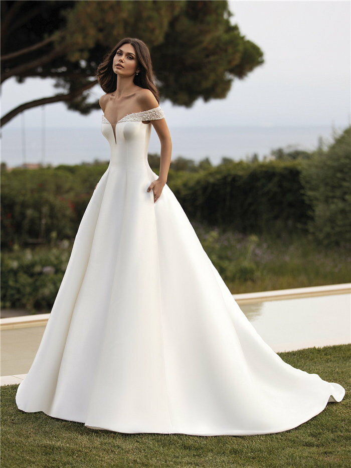 ウェディングドレスセミオーダー サイズカスタマイズ可 手作り プリンセスライン wedding dress 花嫁 挙式 結婚式 披露宴 二次会 ブライダル ws3331