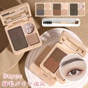 cs680#アイブロウパウダー パレット 当日発送 3color シェーディング ハイライト 韓国コスメ スリムクリエイト ノーズシャドウ メイクアップ 化粧品