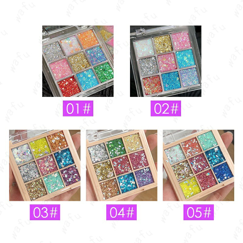 アイシャドウパレット (cs720#) 当日発送 9color set 5type アイシャドウ コスメ ...