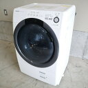 【中古】シャープ SHARP ドラム式洗濯乾燥機 ES-S7C-WL 洗濯 7kg 7キロ 乾燥3.5kg 3.5キロ 送料無料 R80316 R80319