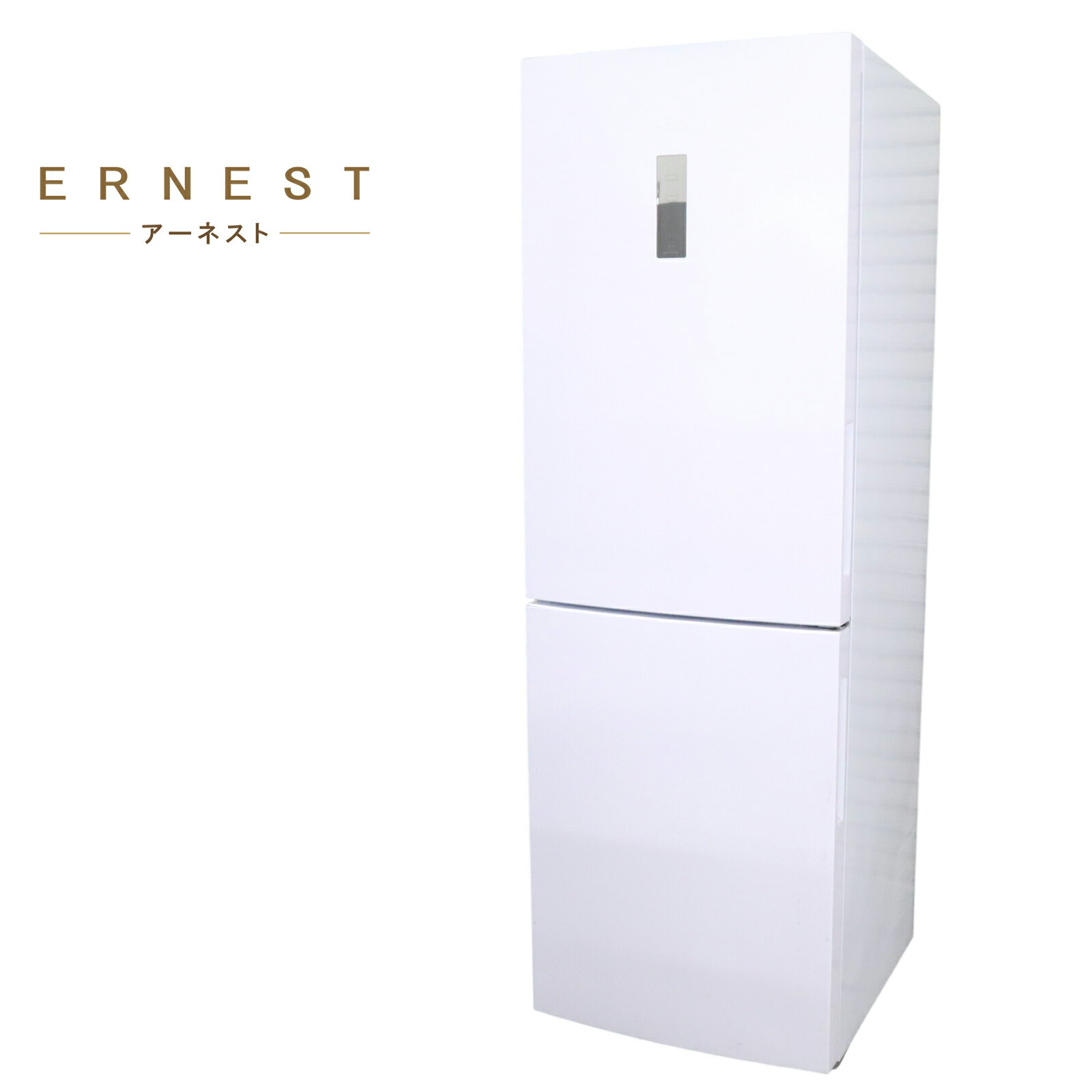 Haier - 【中古】Haier JR-NF340A-W 冷蔵庫 340L 2ドア 大容量冷凍庫 119L ファン式 自動霜取り 静音 右開き ホワイト ハイアール JR-NF340A-W B247