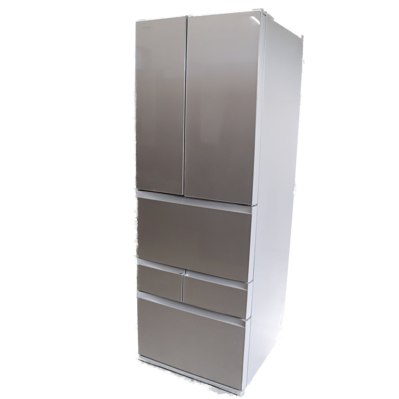 【中古】関東地域限定 ガラス自動製氷機付き 東芝 TOSHIBA 大型冷蔵庫 GR-M510FD-EC 509L 送料無料 B68