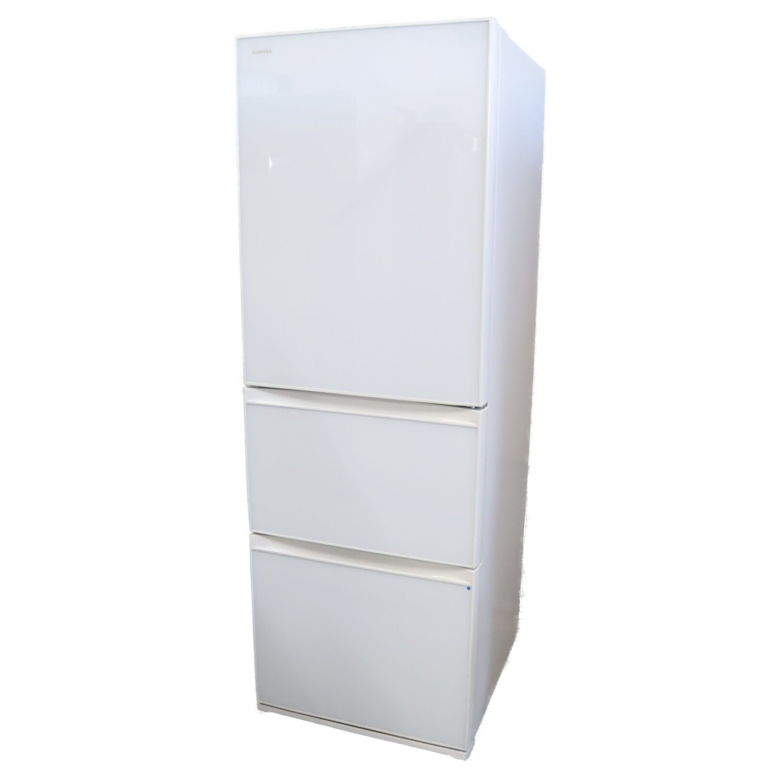 【中古】自動製氷機付き VEGETA 東芝 TOSHIBA 大型冷蔵庫 GR-K36SXV-ZW 363L 送料無料 B75