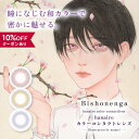 【10％OFFクーポン】カラコン 1ヶ月 度あり 度なし 【 1箱2枚入 】 Bishonenga hanairo マンスリー mumei 美少年画 花色 1month 14.2mm カラーコンタクト 安全 人気 ブルー 青 ピンク パープル 紫 イエロー コスプレ 仮装 小さめ 色素薄い フチなし 低含水 透明感 ハーフ