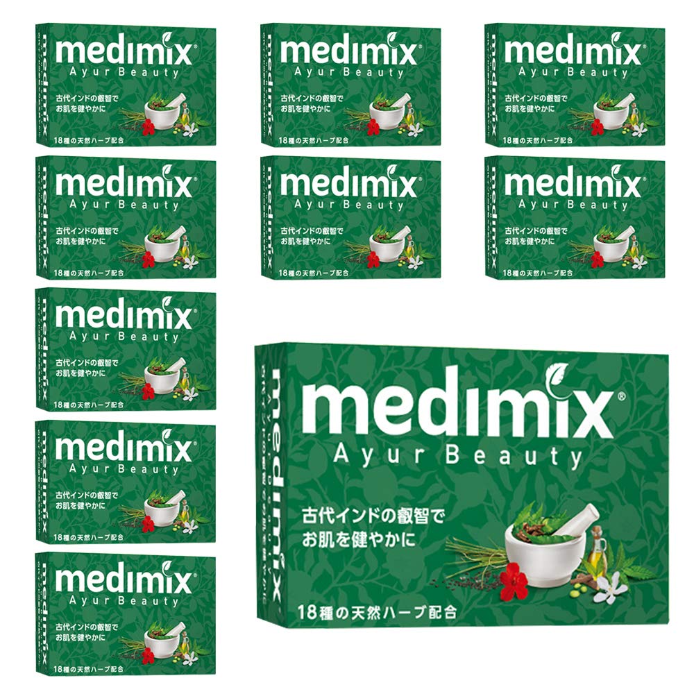 medimix 正規輸入品 メディミックス アロマソープ グリーン 10個 125g MED-18HB 10P medimix classic