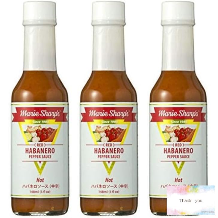 【3本セット】マリーシャープス ハバネロペッパーソース ホット(中辛) 148mlのサムネイル