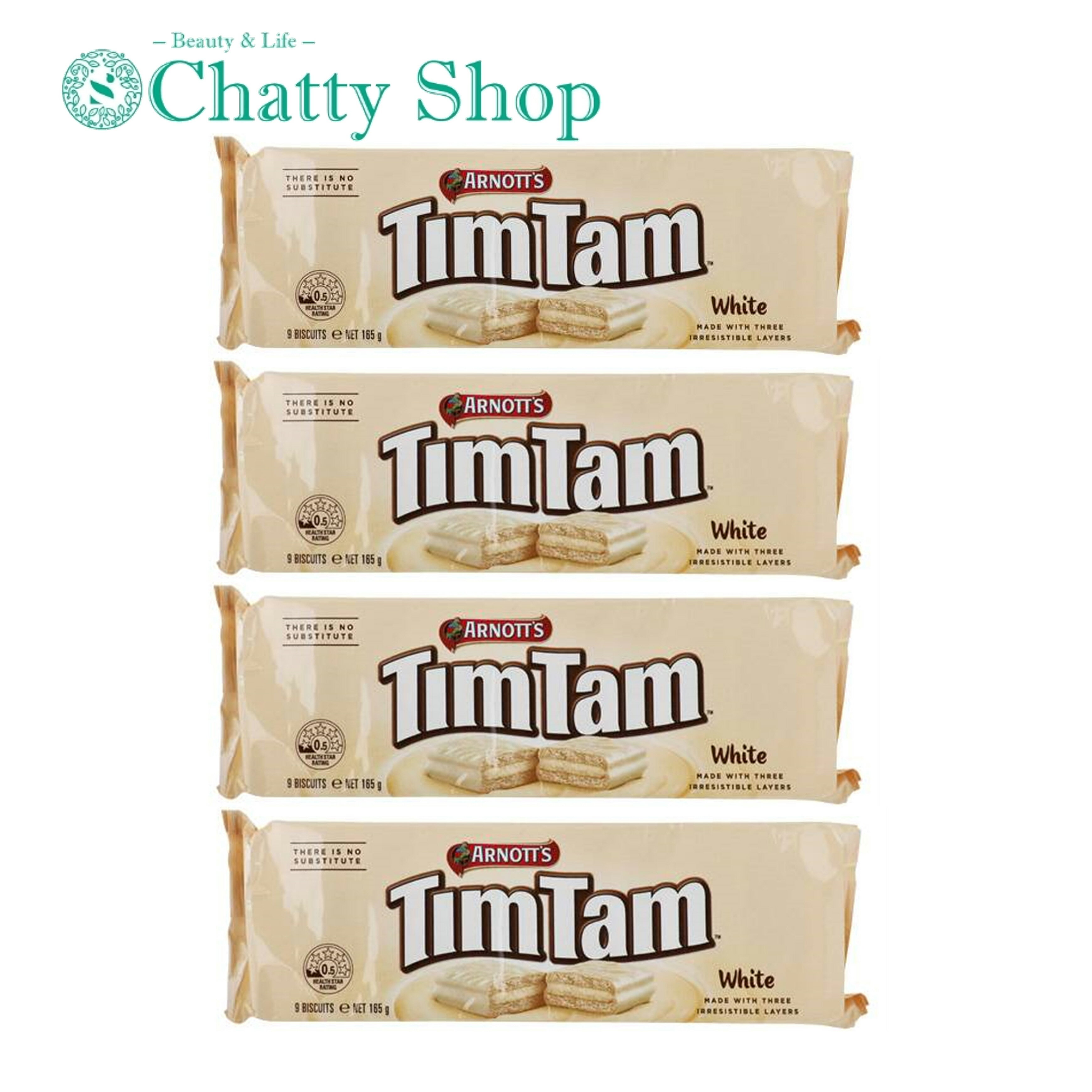 【4個セット】TimTam ティムタム ホワイト9枚入 チョコレート ビスケット