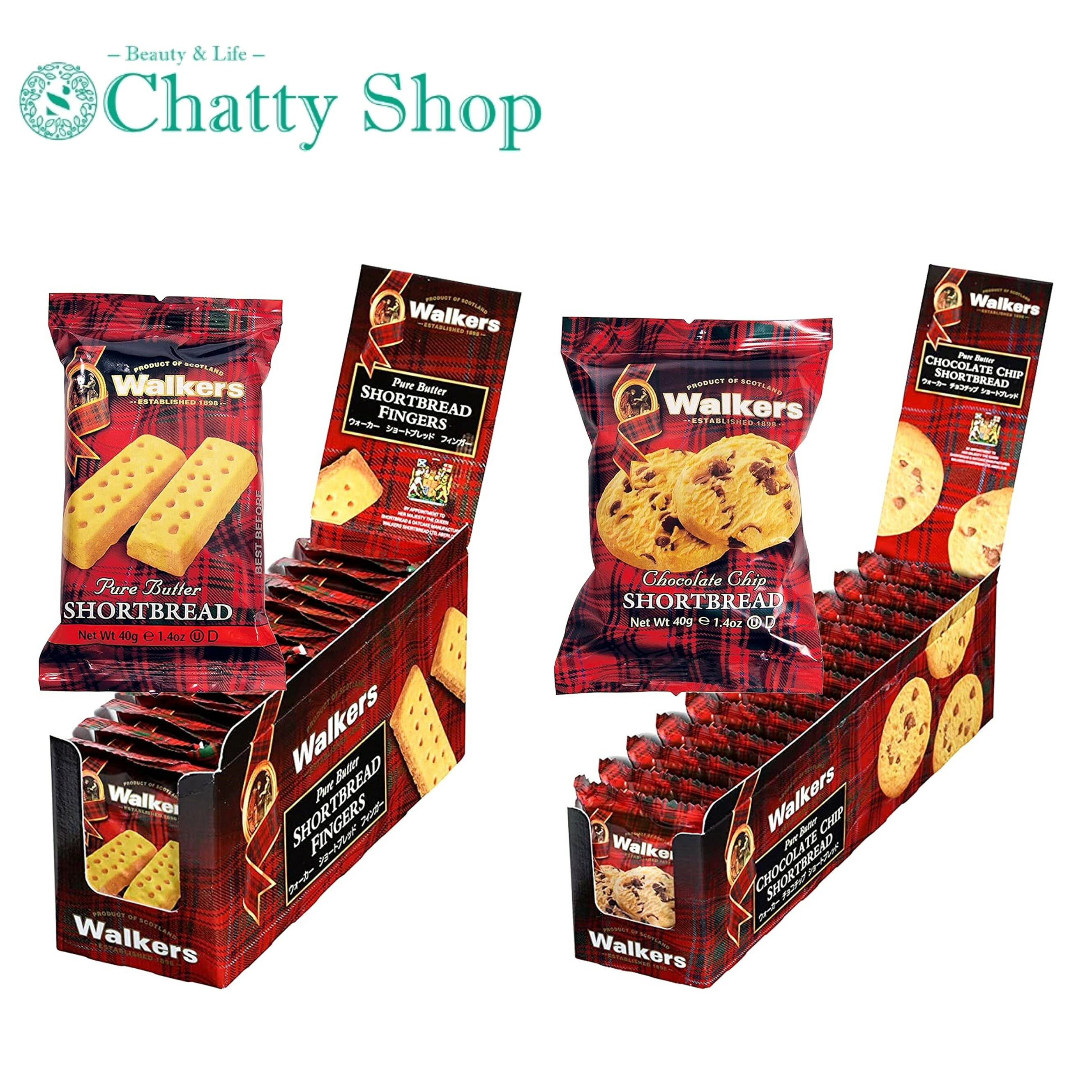 ウォーカー ショートブレッド 2種アソートセット フィンガー#116・チョコチップ#532 (個包装・各40g×12袋入) 世界一のショートブレッド 人気のウォーカーショートブレッドシリーズに待望の個包装パックが登場しました。コンセプトは「...