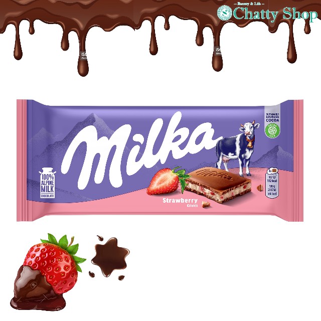 ミルカ チョコレート ストロベリー 90g ドイツチョコ 世界のトップブランド