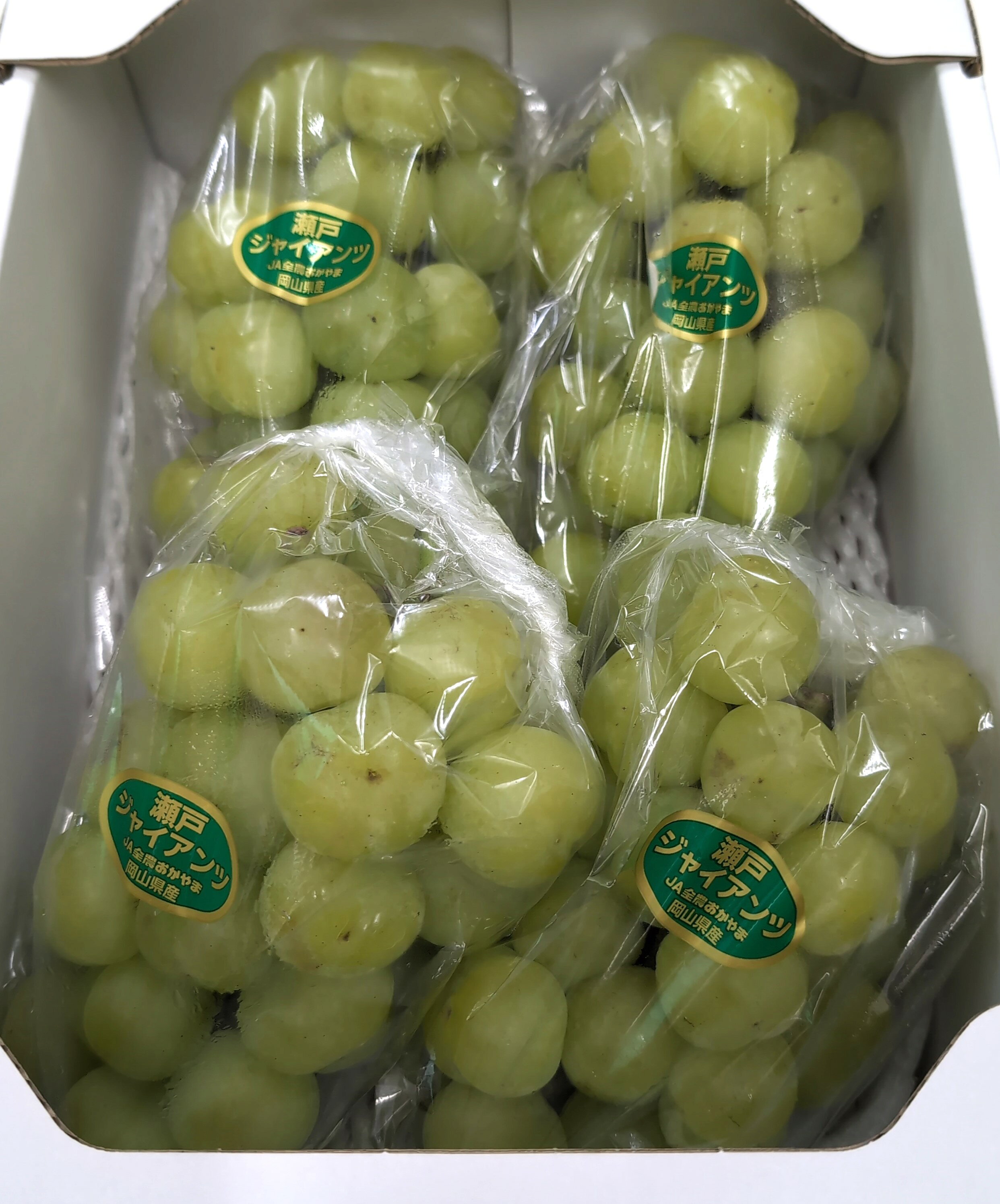 1房約500gのぶどうです。粒の表面の茶色は、食べごろのサインです。