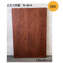 こたつ天板 ウォールナット 120×80cm 天板のみ 交換用天板 天板固定用メスネジ加工無料 取替え用 ウォールナット突板貼 フラッシュ加工 WN 国産