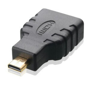 micro HDMI 変換 ：HDMI変換プラグ HDMI (メス) - microHDMI (オス) 変換アダプタ（HDMIオスコネクタをマイクロHDMIオスコネクタに変換するアダプタ）qq