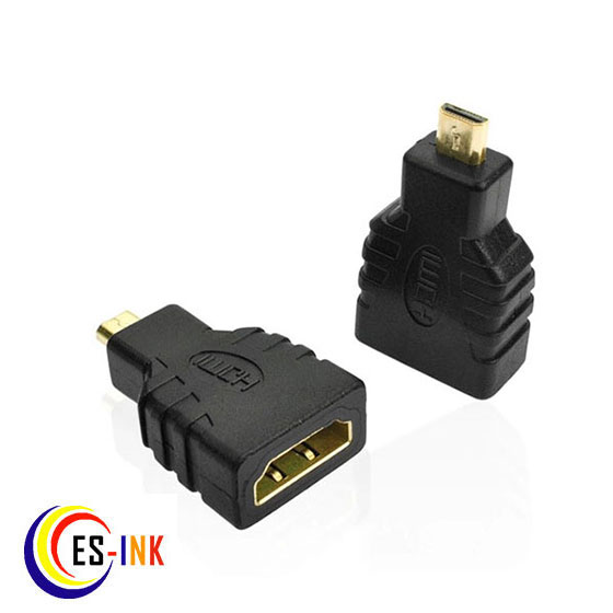 金メッキプラグ マイクロHDMI to HDMI オス to メス アダプタqq