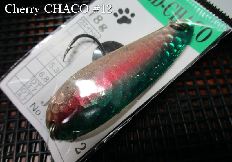 Rakuten - チェリーチャコ 18g /55mm　#12 ゴールドレインボー　　＜アングラーズドリームバイト AnglersDreamBite＞　□ネイティブ ルアーフィッシング用 スプーン□　Cherry CHACO Spoon 18g　～表面ハンマーで乱反射～