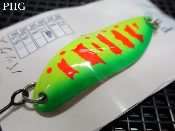 Rakuten - バックス [2015color] 9.3g /52mm　#PH(G)　　＜アングラーズシステム Angler'Z System＞　□ネイティブ ルアーフィッシング用 スプーン□　BUX 2015 Spoon 9.3g　～逆転発想フロントワイド～　[スプーン専門釣り具店] -エスプーン-