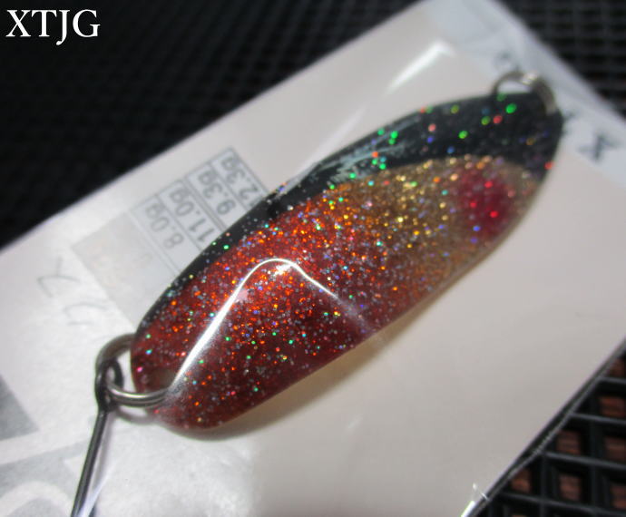 Rakuten - バックス [銀河] 5.1g /40mm　#XTJG　　＜アングラーズシステム Angler'Z System＞　□ネイティブ ルアーフィッシング用 スプーン□　BUX Galaxy Spoon 5.1g　～厳選特殊ペイント～　[スプーン専門釣り具店] -エスプーン-