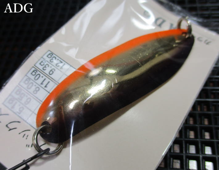 バックス [ゴールド系] 9.3g /52mm　#AD(G)　　＜アングラーズシステム Angler'Z System＞　□ネイティブ ルアーフィッシング用 スプーン□　BUX GOLD Spoon 9.3g　～逆転発想フロントワイド～　[スプーン専門釣り具店] -エスプーン-