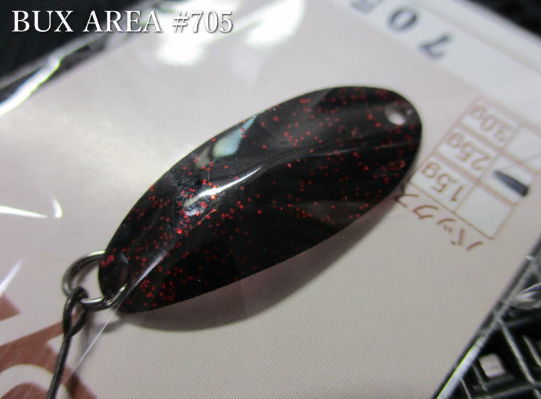 Rakuten - バックス [エリア] 2.5g /27.7mm　#705 レッドラメピンクグロー　 　＜アングラーズシステム Angler'Z System＞　□エリア ルアーフィッシング用 スプーン□　BUX AREA 2.5g　～真逆のフロントワイド～　[スプーン専門釣り具店] -エスプーン-