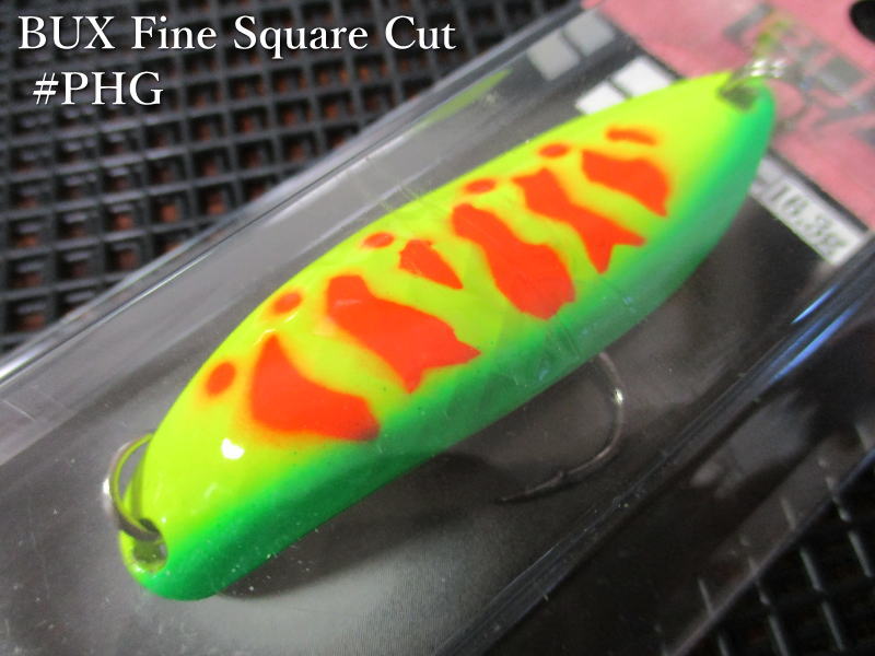 Rakuten - バックスファインスクエアカット [2015color] 14.3g /60mm　#PH(G)　　＜アングラーズシステム Angler'Z System＞　□ネイティブ ルアーフィッシング用 スプーン　□BUX Fine Square Cut Model 2015 Spoon 14.3g　～3タイプの板厚違い～